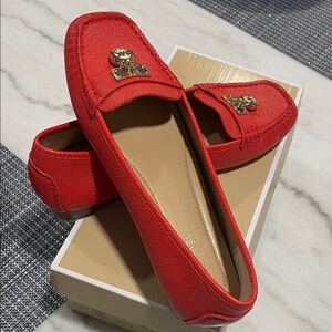 Michael Kors Women's Mandarin Leather Moccasin Loafers - New in box.  Never worn